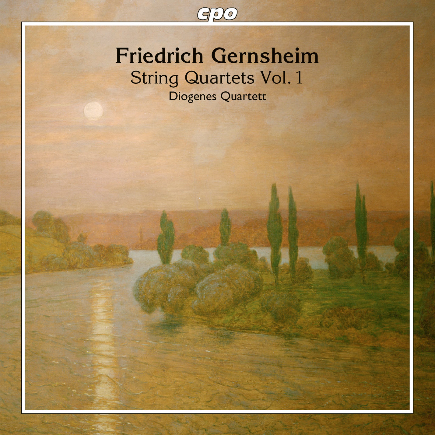 CD Cover Diogenes Quartett F. Gernsheim Streichquartett Vol. 1 | cpo