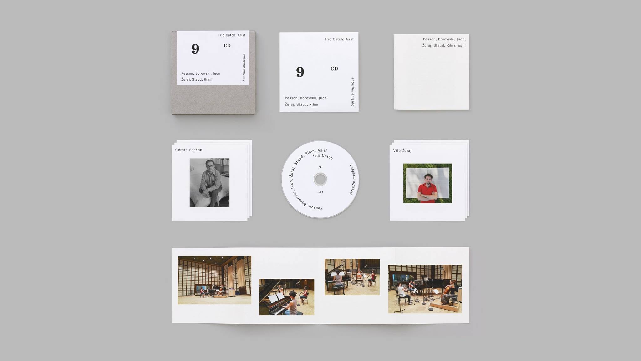 CD-Cover Trio Catch | bastille musique (c) bastille musique