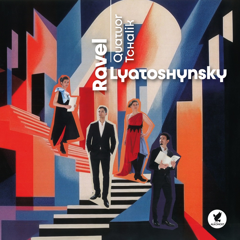 COVER Ravel-Lyatoshynsky Quatuor Tchalik | Art work: Anna Kadet