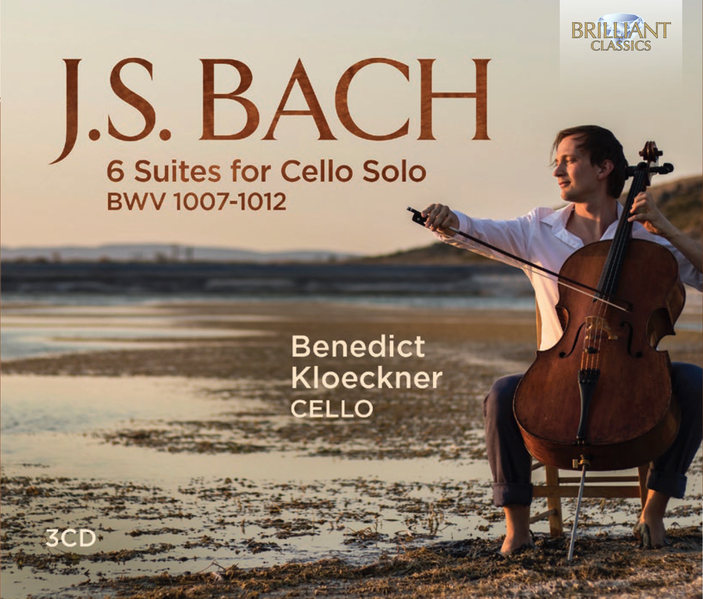 Cover Bachsuiten Benedict Kloeckner | Brilliant Classics