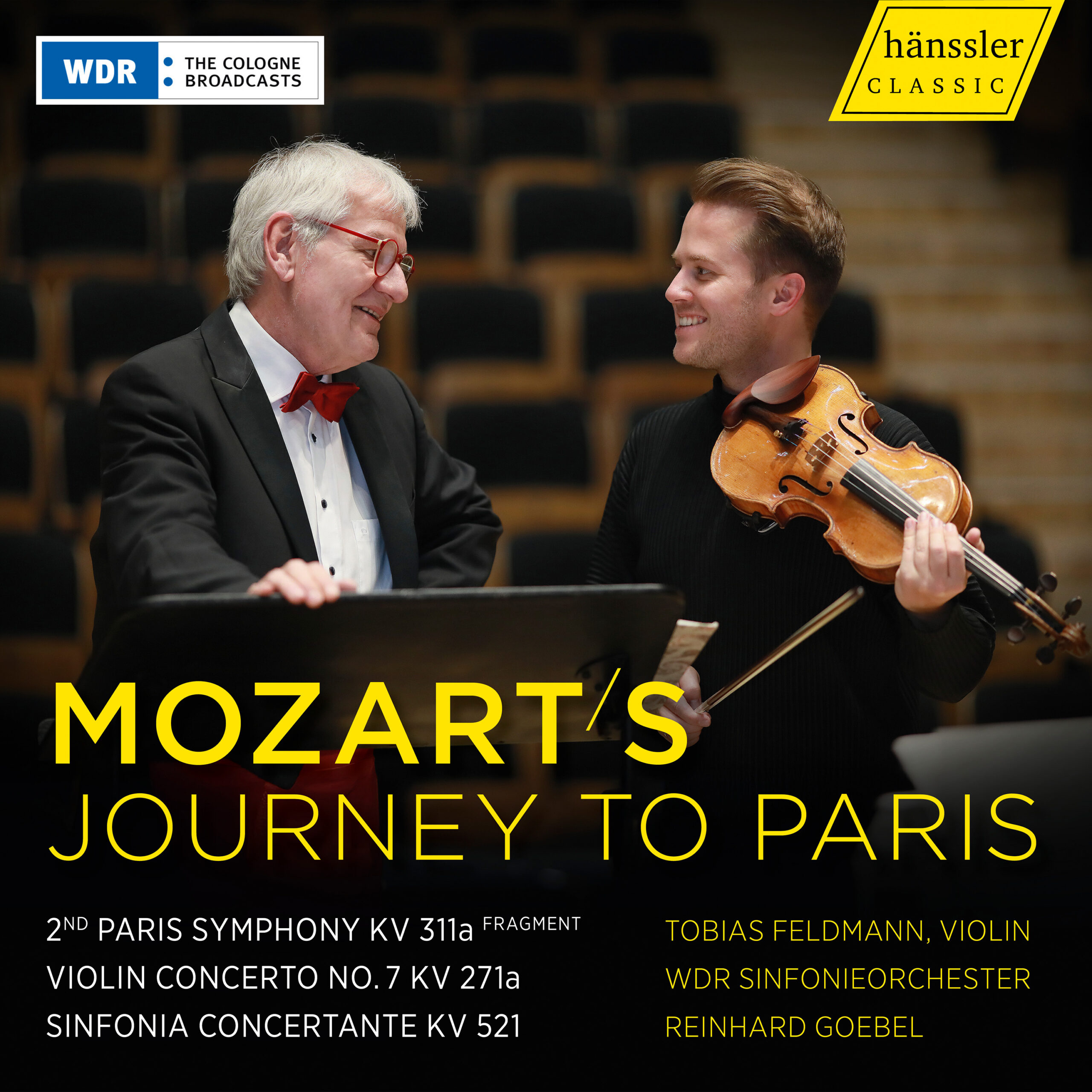 CD Cover Mozart | Hänssler Classic